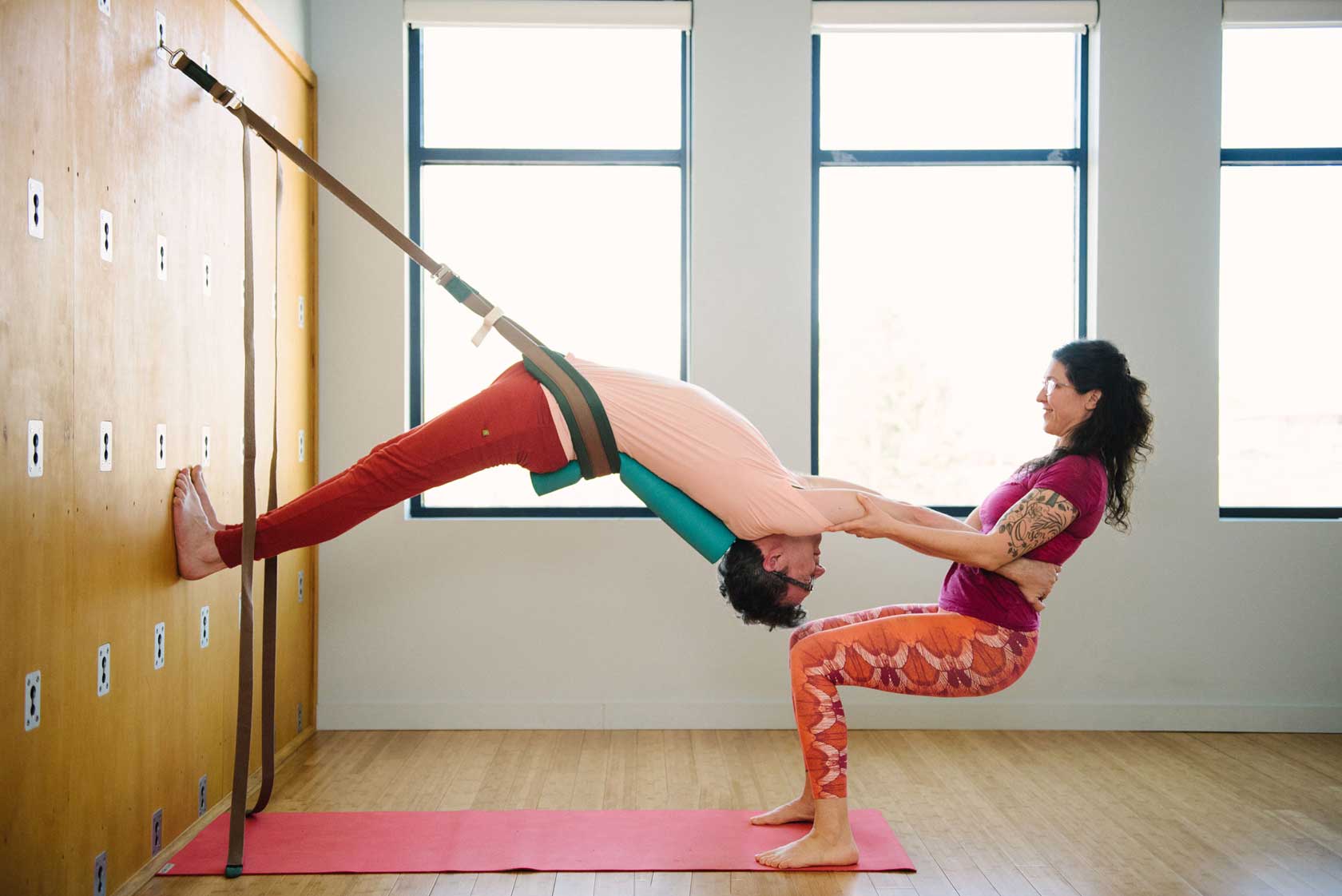 Backbend on the Yoga Wall | Live Yoga Now